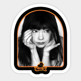 Björk >>>> Aesthetic 80s Sticker